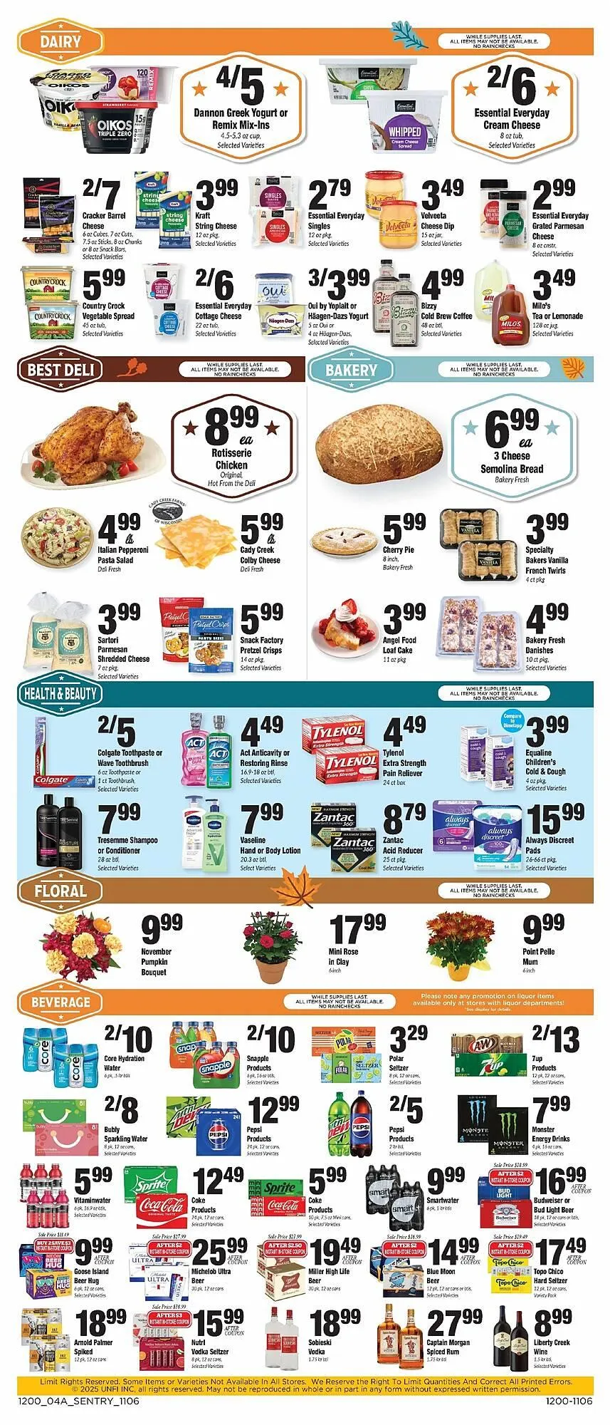 Weekly ad Sentry weekly ad from November 6 to November 12 2025 - Page 4