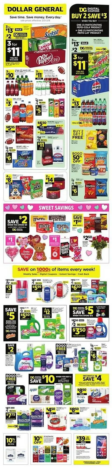 Weekly ad Dollar General Weekly Ad from February 2 to February 8 2025 - Page 1