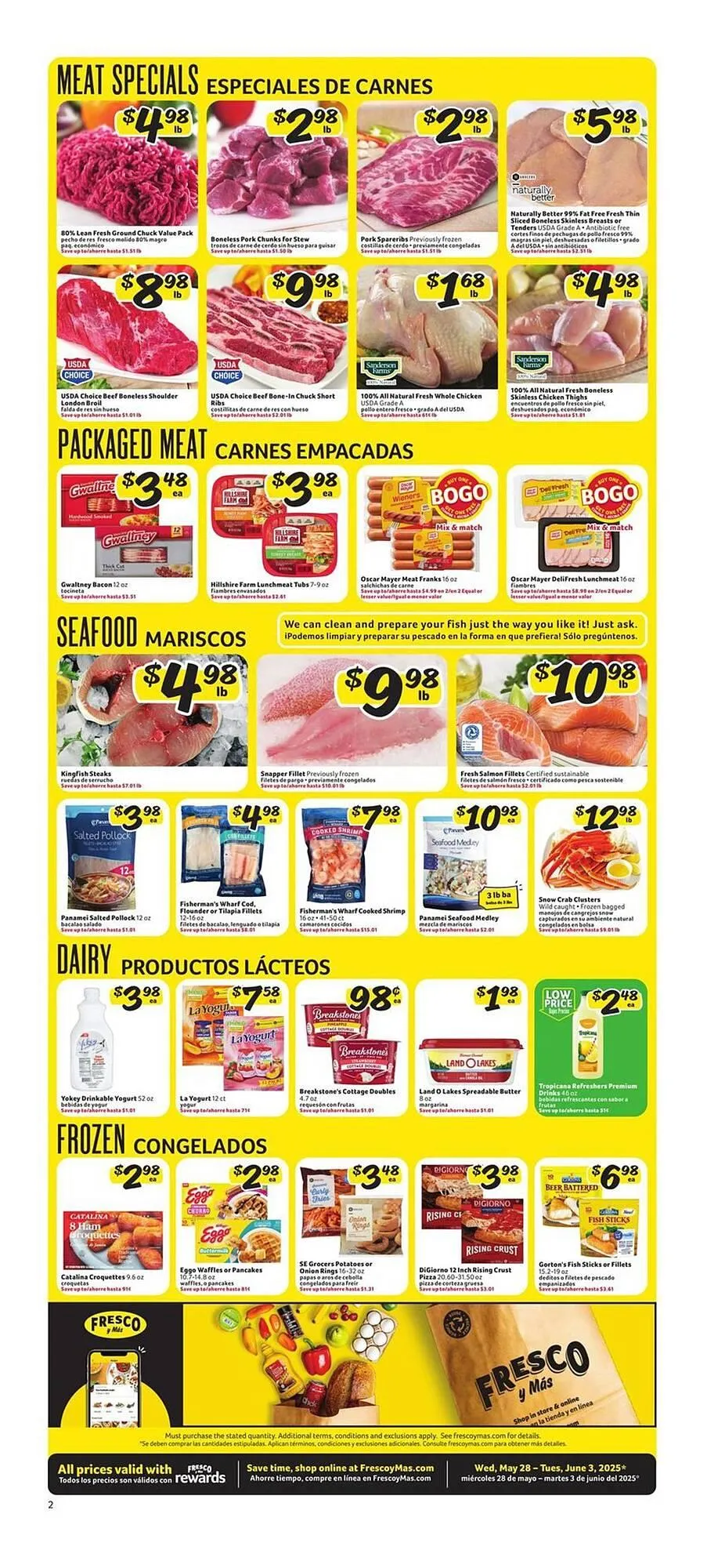 Weekly ad Fresco y Más Weekly Ad from May 28 to June 3 2025 - Page 2