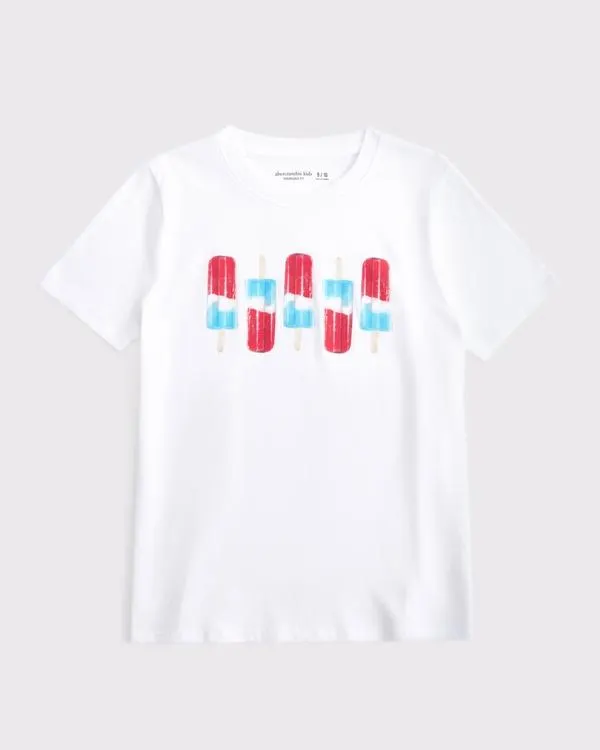 oversized usa graphic tee