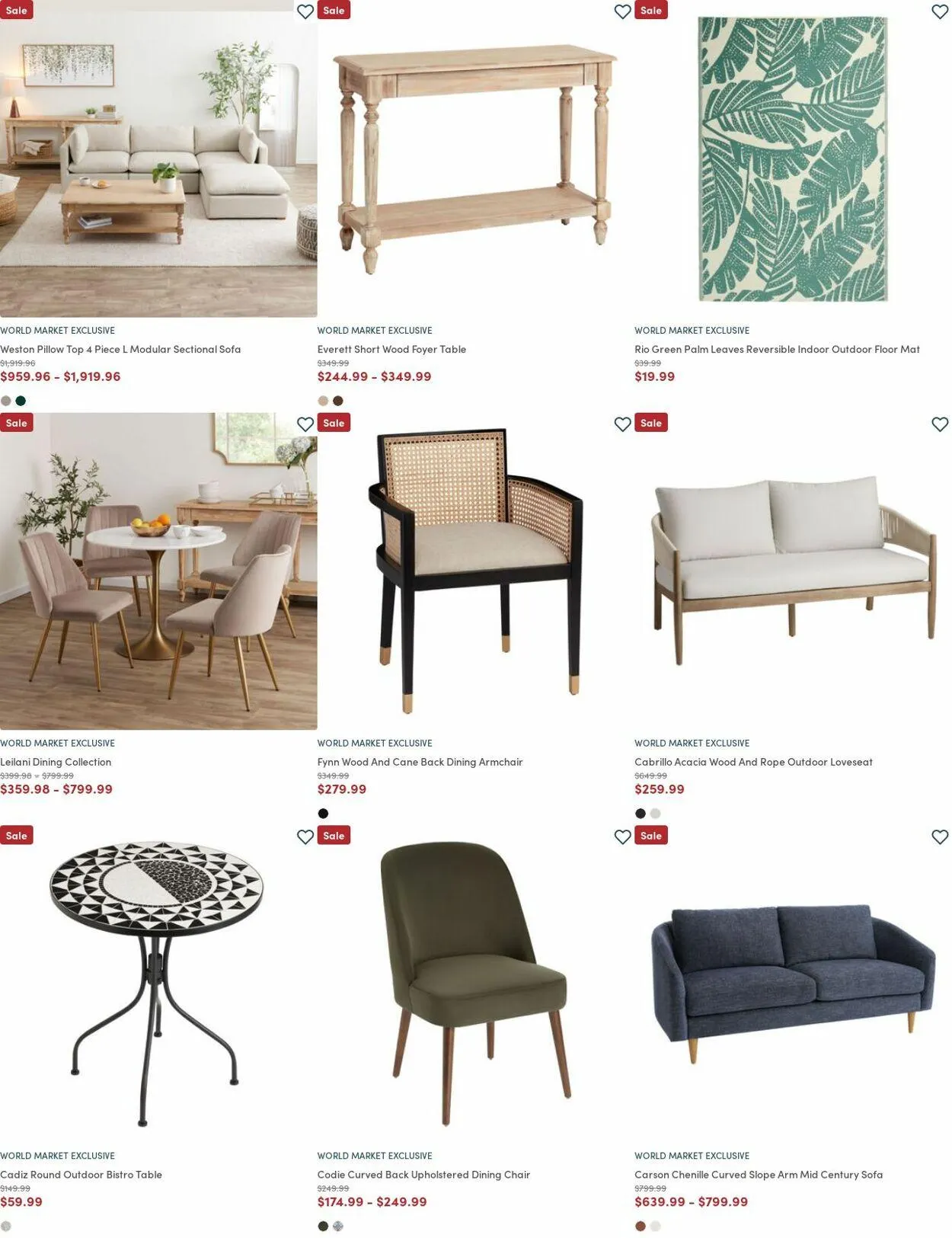 Weekly ad World Market from August 1 to August 31 2025 - Page 7