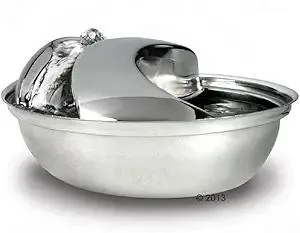 Pioneer Pet Stainless Steel Fountain Raindrop Design