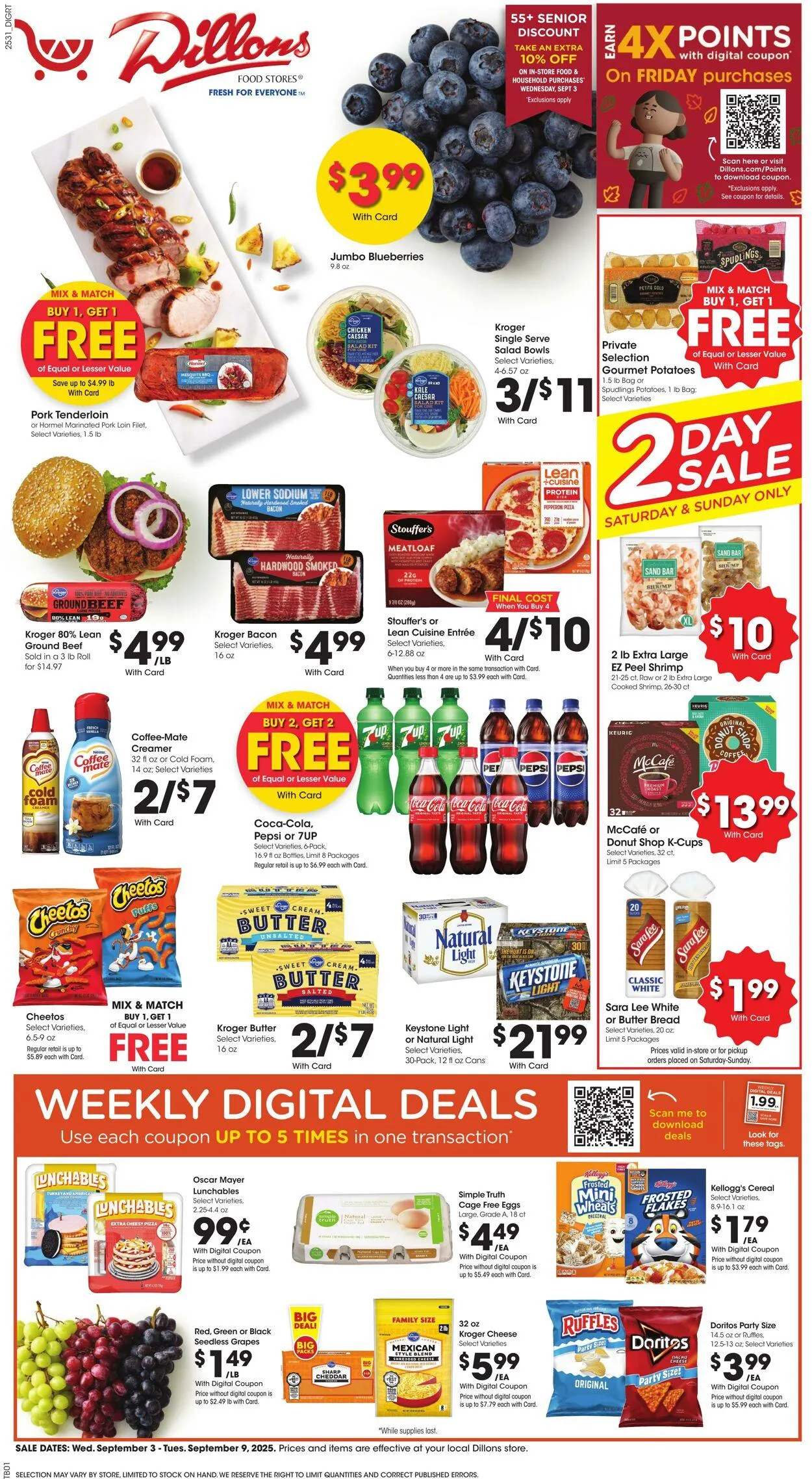 Weekly ad Dillons from September 3 to September 9 2025 - Page 1