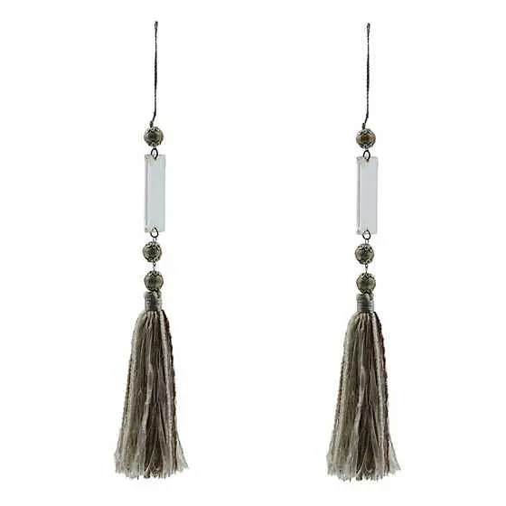 Crystal Palace Prism Tassels, Set of 2