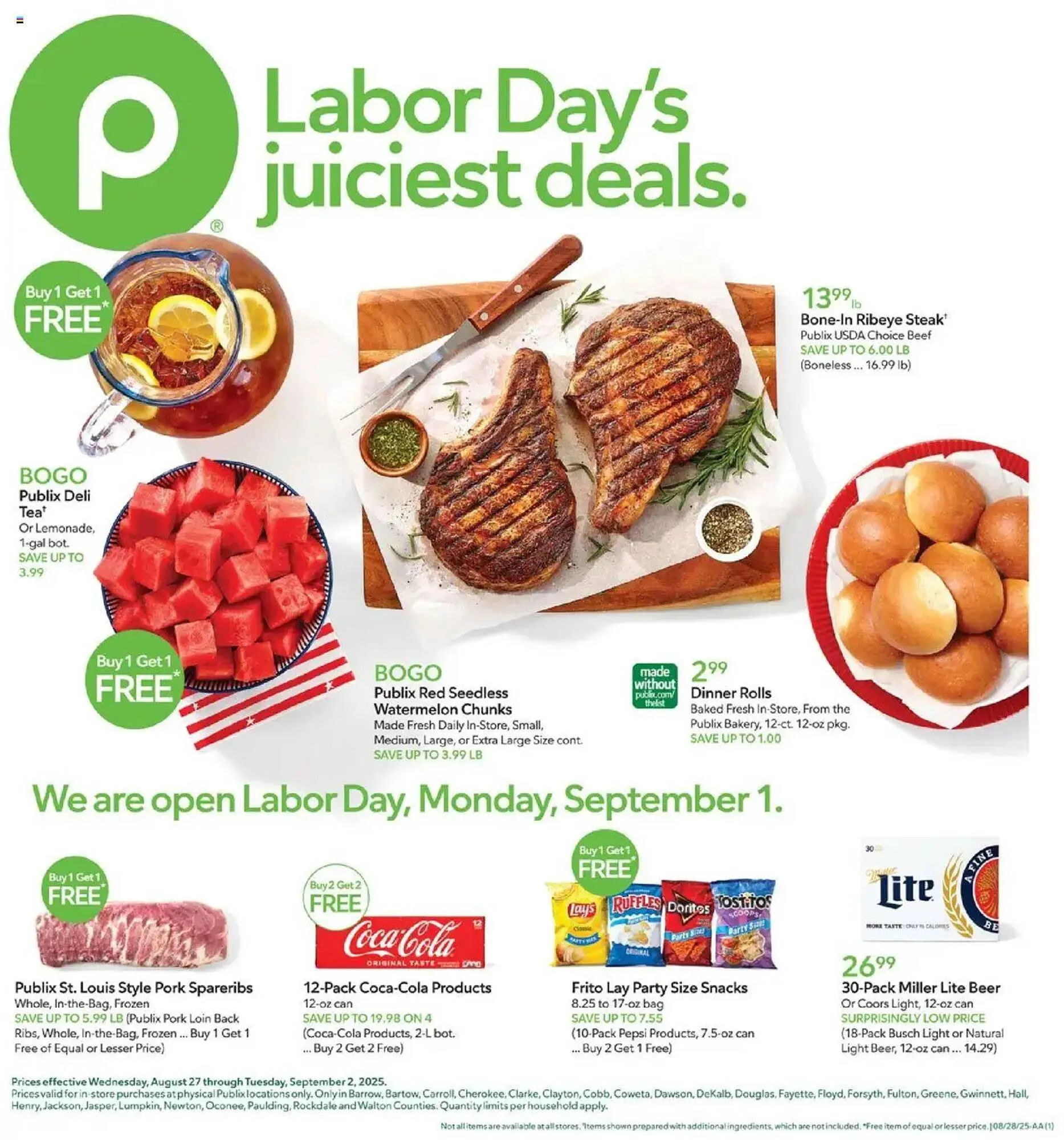 Weekly ad Publix Weekly Ad from August 27 to September 2 2025 - Page 1