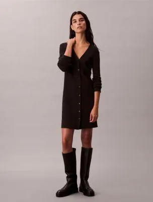 Smooth Cotton Rib Duster