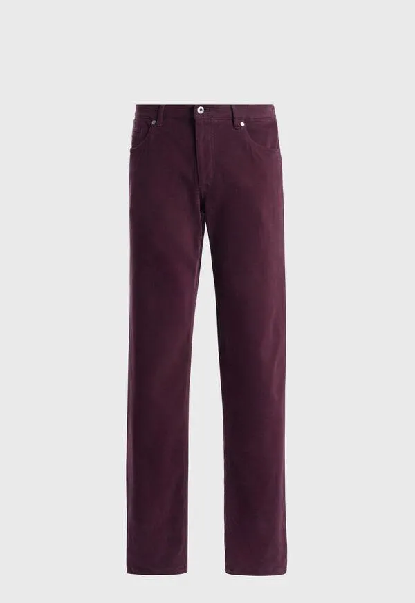 Brushed Twill Five Pocket Pant