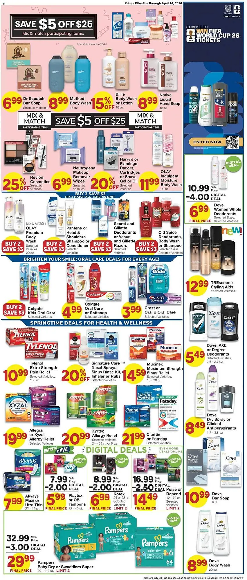 Weekly promotion United Supermarkets weekly ad spanning from April 7 to April 15 2026 - Page 5 for Catalogue 365