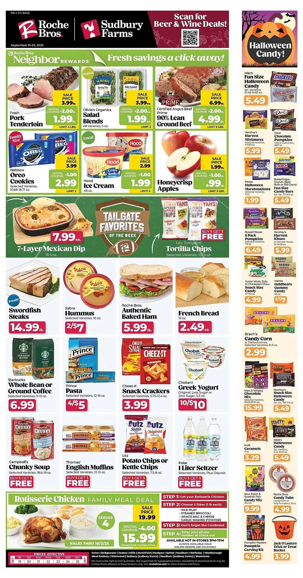 Weekly ad Roche Bros weekly ad from September 19 to September 25 2025 - Page 1