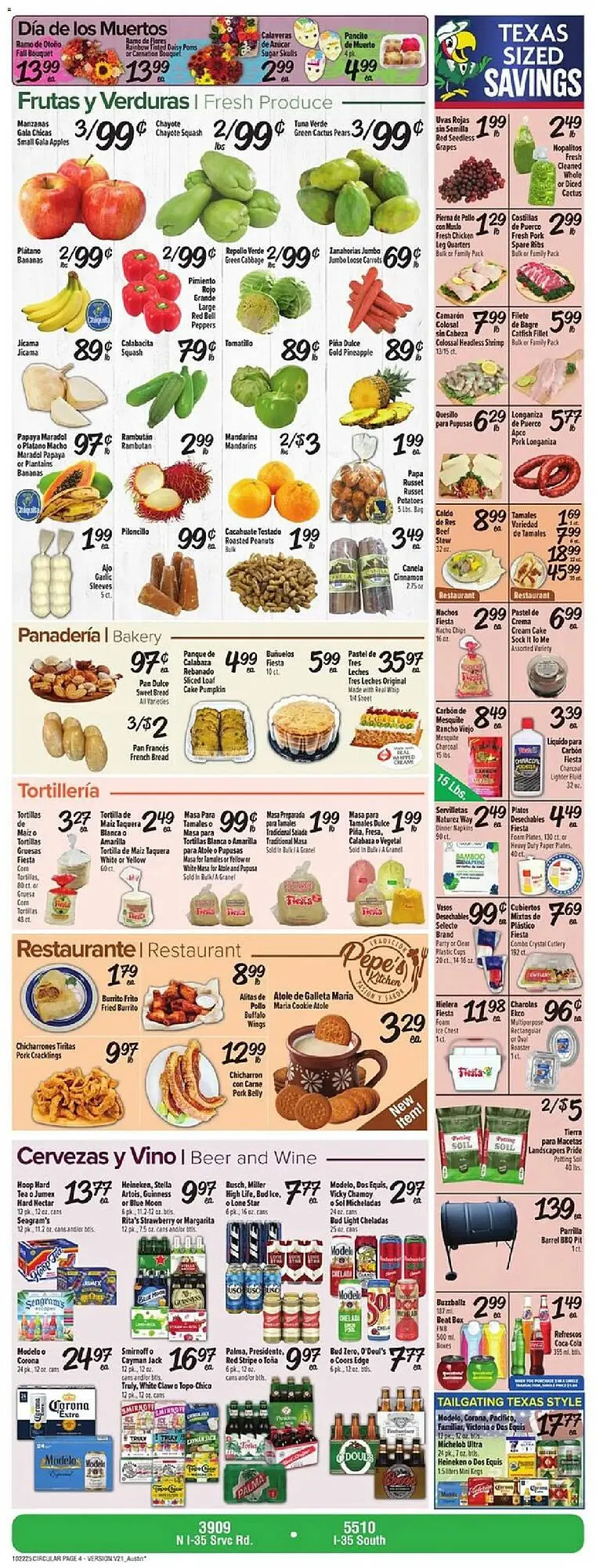 Weekly ad Fiesta Mart weekly ad from October 22 to October 28 2025 - Page 4