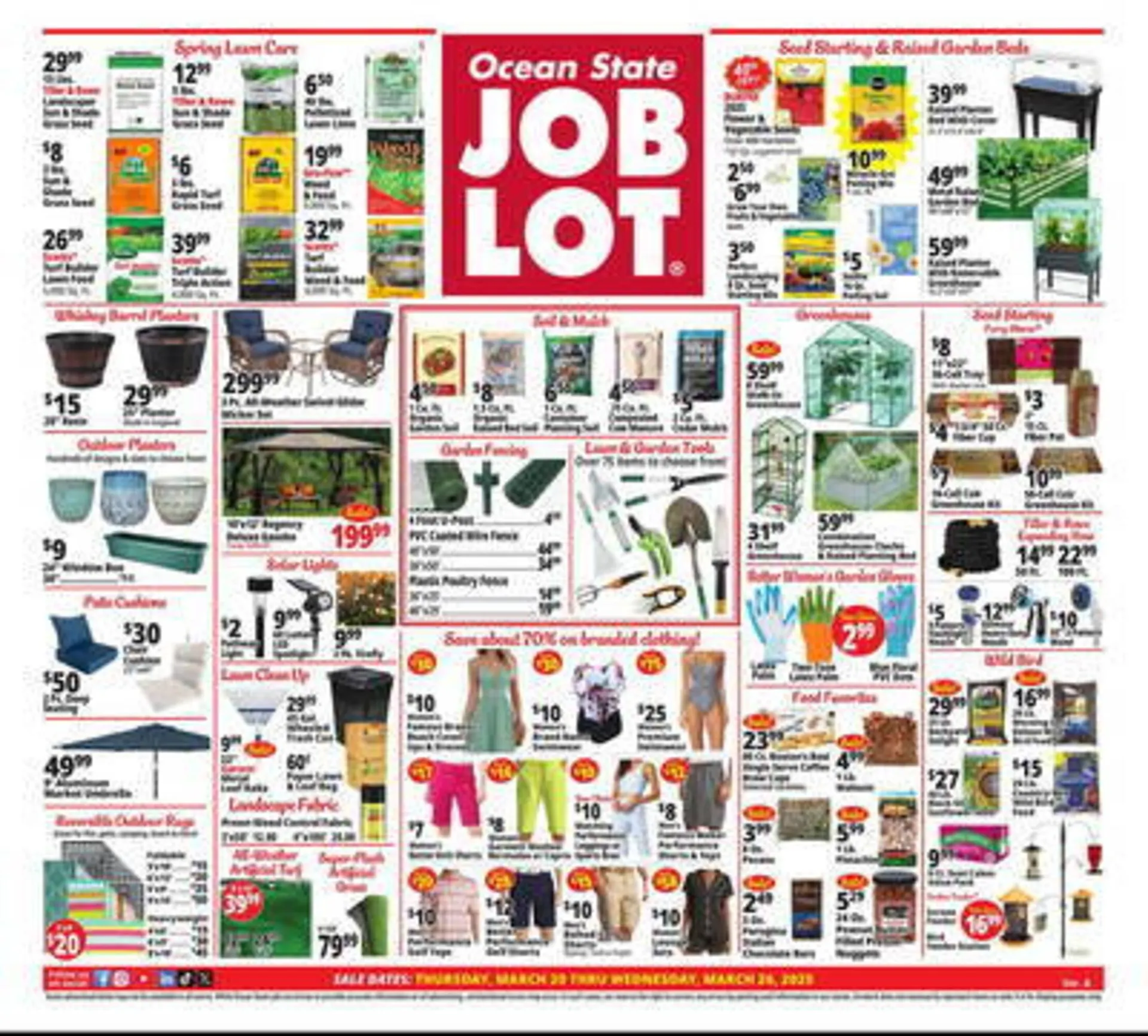 Weekly ad Ocean State Job Lot Weekly Ad from March 20 to March 26 2025 - Page 1