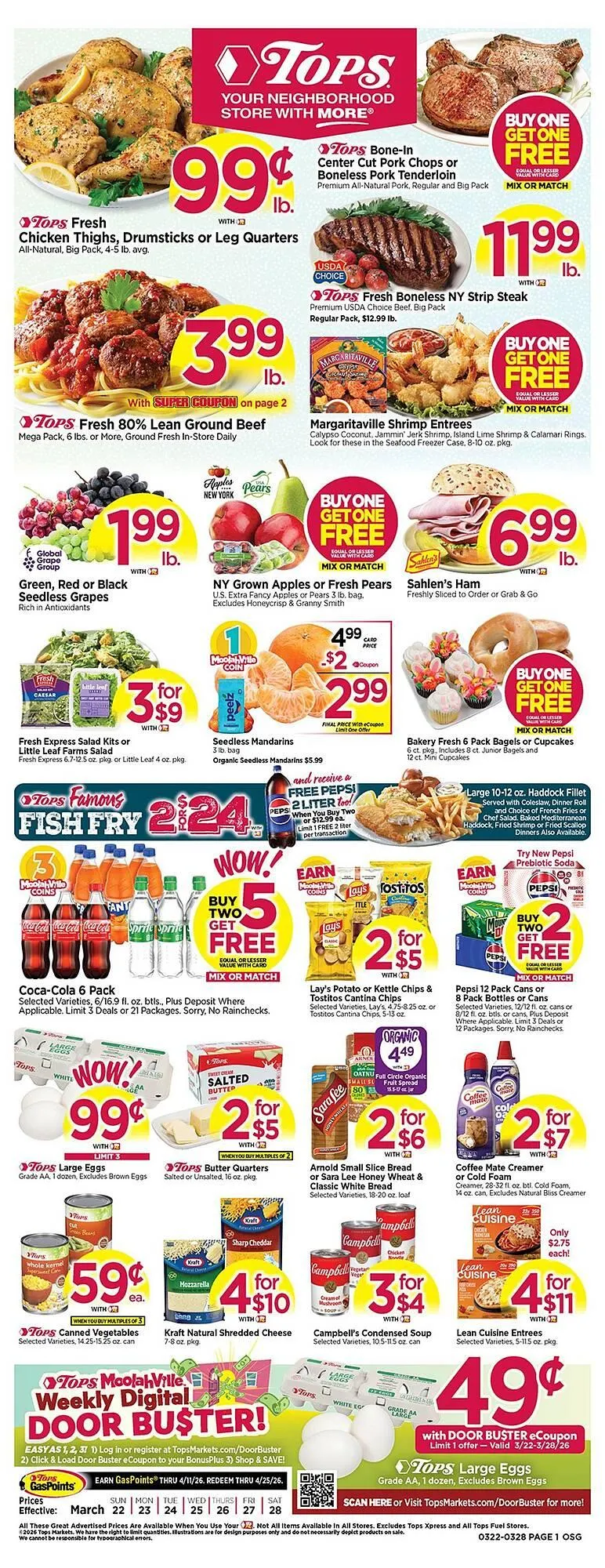 Weekly ad Tops weekly ad from March 22 to March 28 2026 - Page 1
