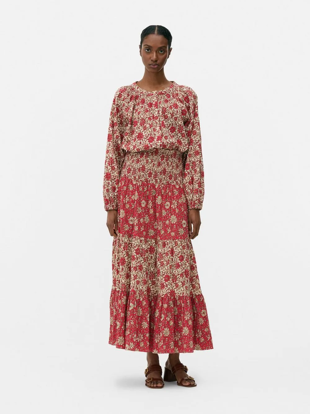 Patchwork Midaxi Skirt