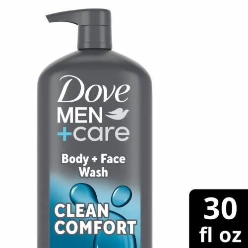 Dove Men+ Care Body and Face Wash Hydrating Clean Comfort With MicroMoisture