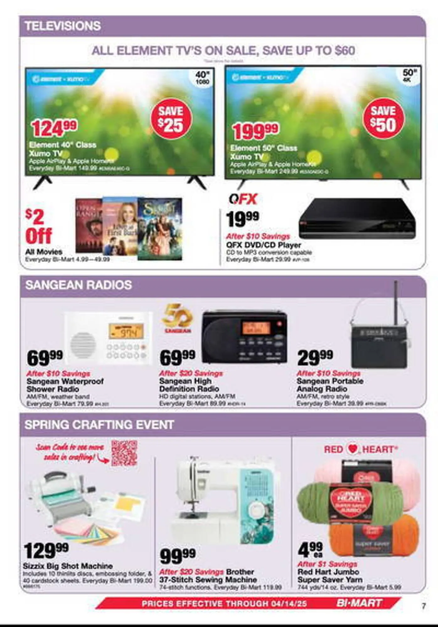 Weekly ad Bi-Mart Weekly Ad from March 25 to April 7 2025 - Page 31