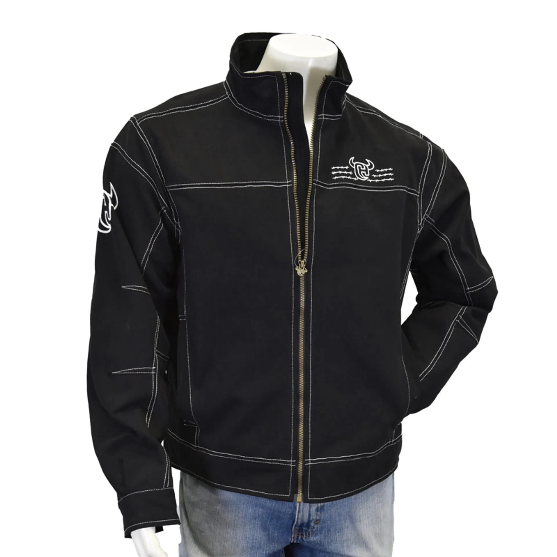 Cowboy Hardware Men's Black Barbed Woodsman Jacket