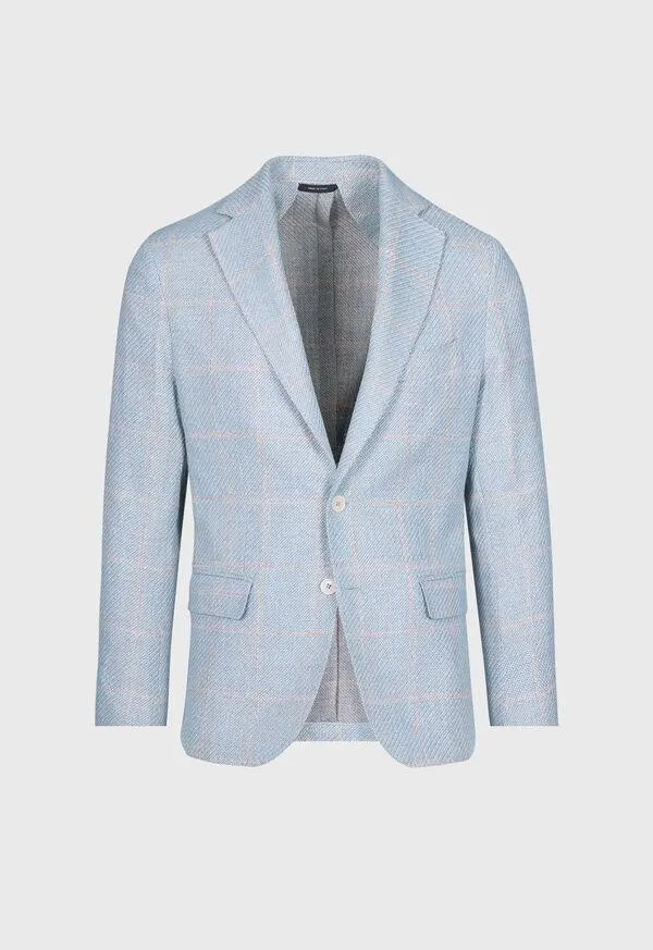Faded Windowpane Jacket