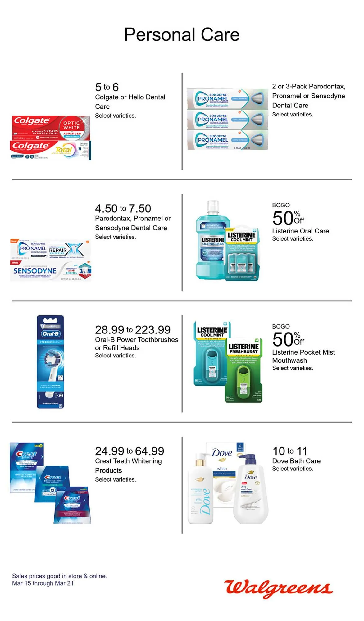 Weekly promotion Walgreens weekly ad spanning from March 15 to March 21 2026 - Page 23 for Catalogue 365
