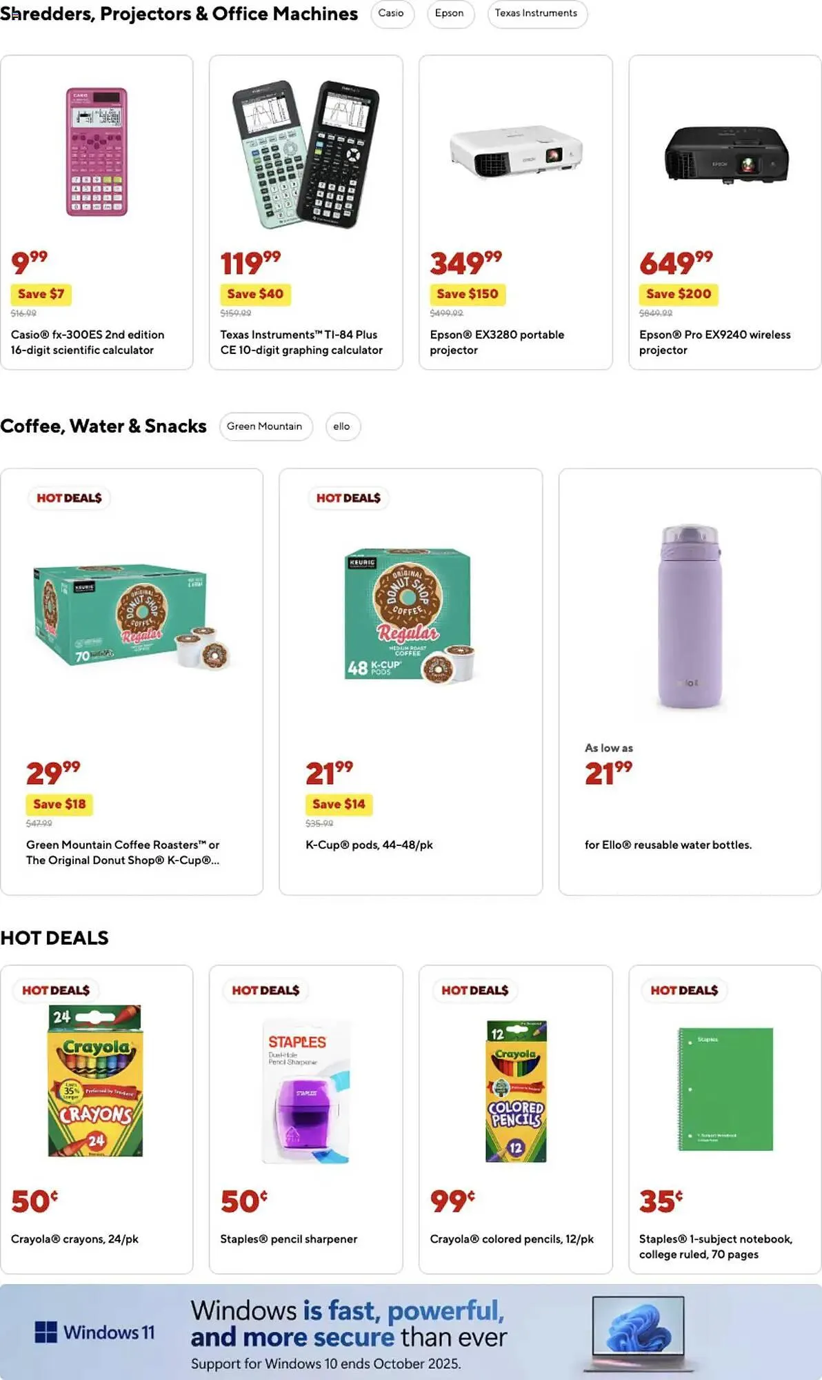 Weekly ad Staples Weekly Ad from July 27 to August 3 2025 - Page 13