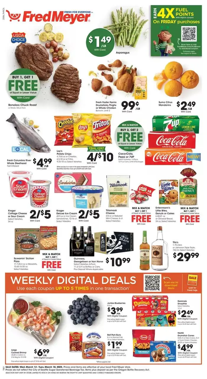 Weekly ad Attractive special offers for everyone from March 12 to March 18 2025 - Page 1
