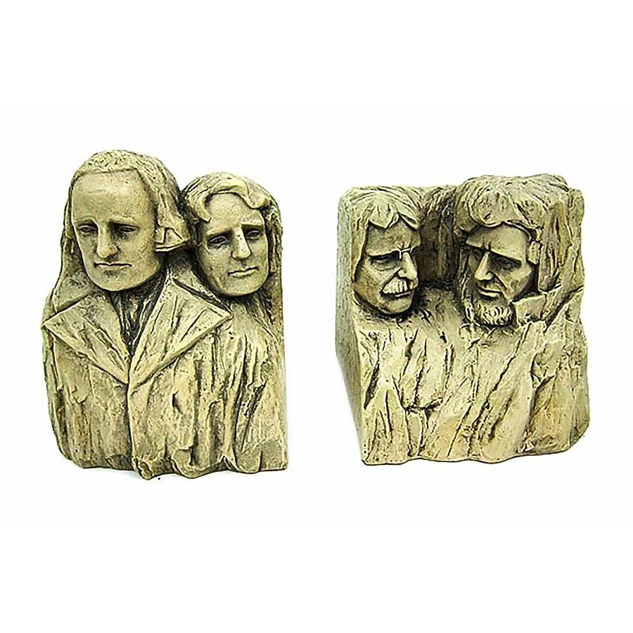 Zeckos Historical Wonders Mount Rushmore Bookends