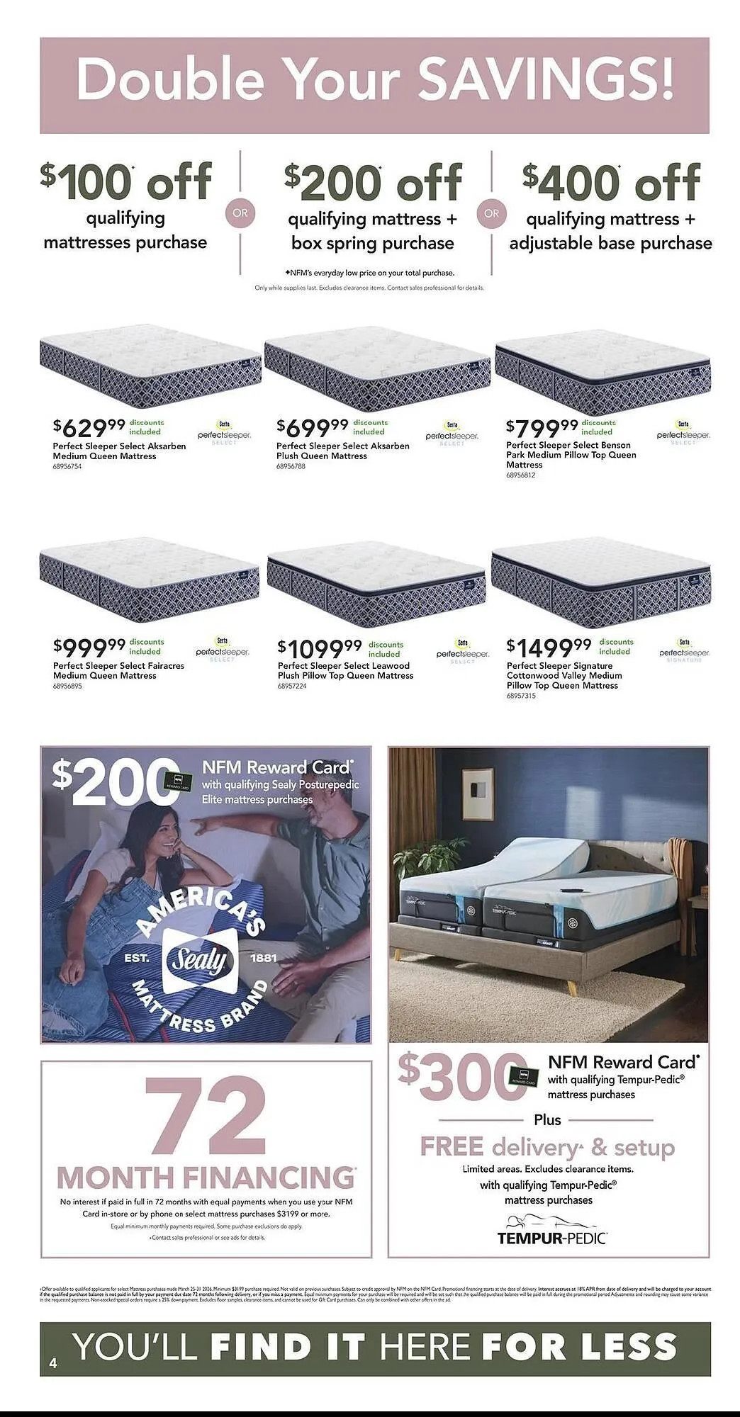 Weekly ad Nebraska Furniture Mart weekly ad from March 25 to March 31 2026 - Page 4