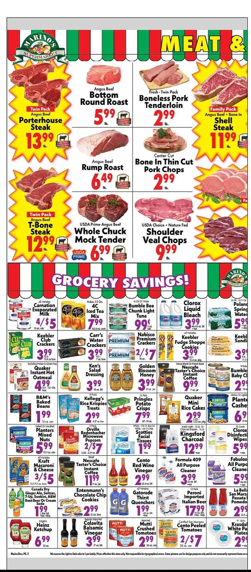 Weekly ad Marino's Supermarket Weekly Ad from August 8 to August 14 2025 - Page 2