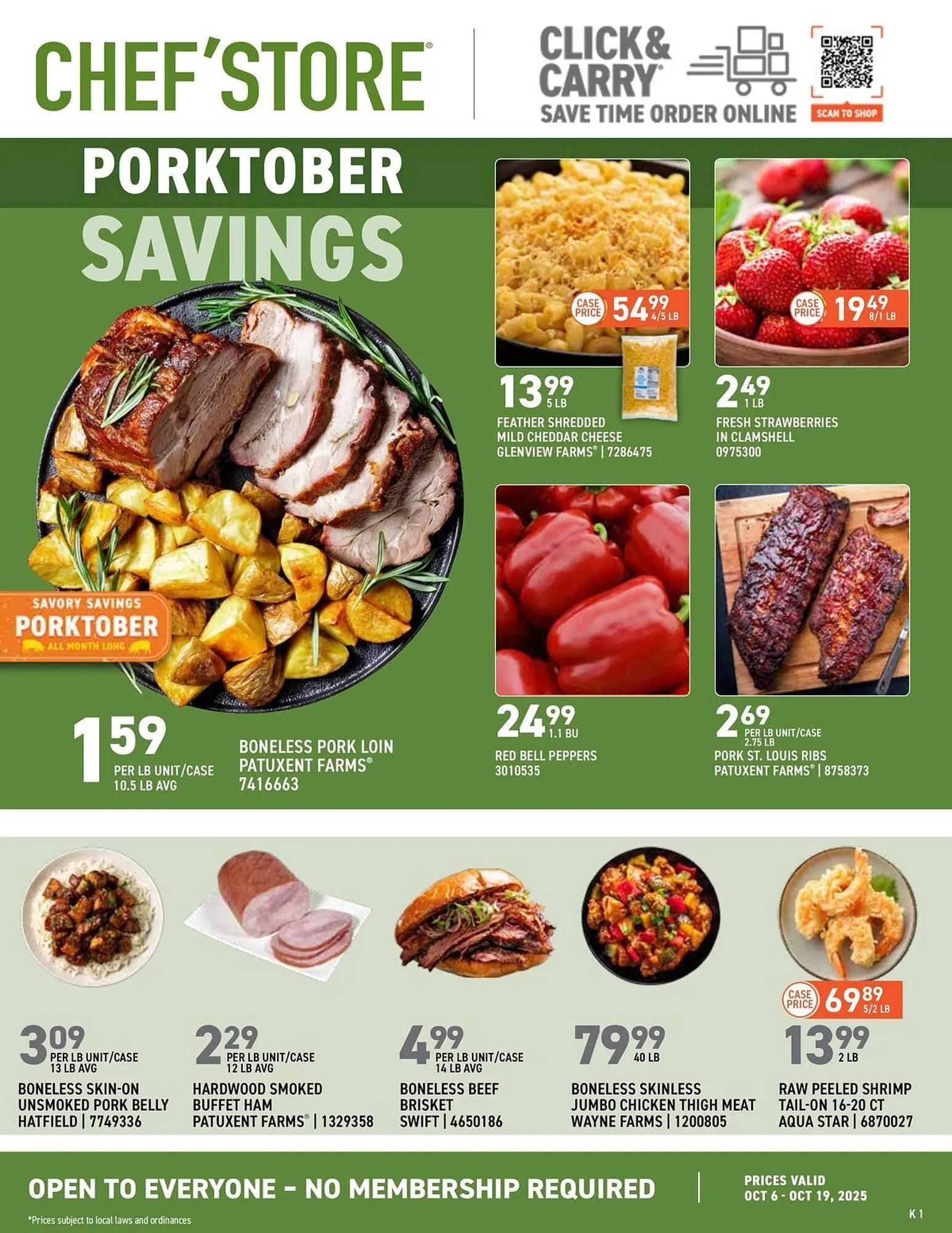 Weekly ad US Foods Chef's Store weekly ad from October 6 to October 19 2025 - Page 1