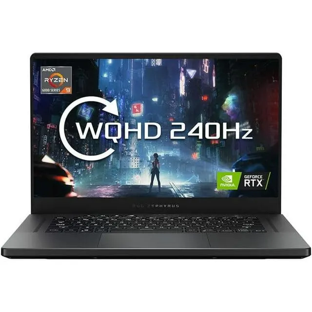 Pre-Owned ASUS ROG Zephyrus G15 15.6” QHD Gaming Laptop | 5th Gen AMD Ryzen 9, 16GB RAM, 1TB SSD, RTX 3070, Windows 11 Home