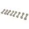 Vintage French Crystal Knife Rests, 1970s, Set of 8