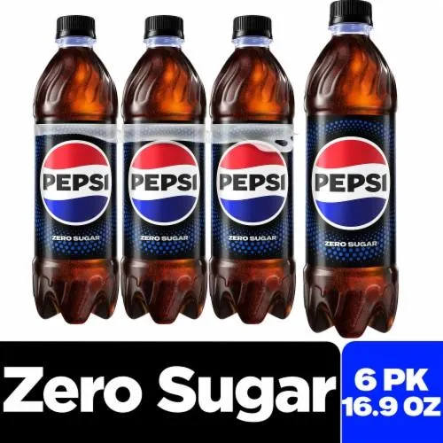Pepsi Cola® Zero Sugar Soda Bottles