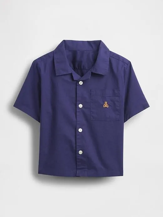Baby & Toddler Organic Cotton Cabana Shirt