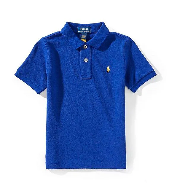 Little Boys Short-Sleeve Iconic Mesh Polo Shirt