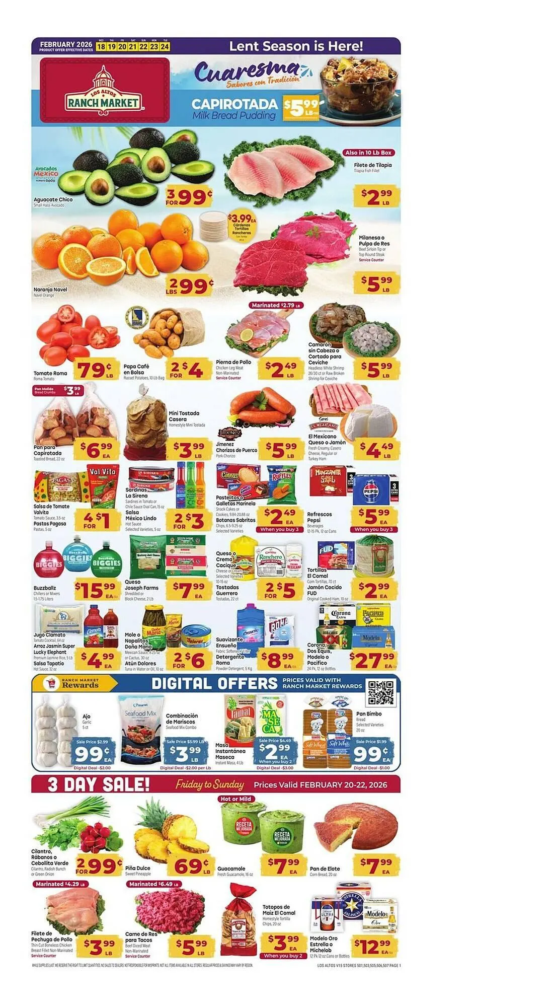 Los Altos Ranch Market weekly ad - 1