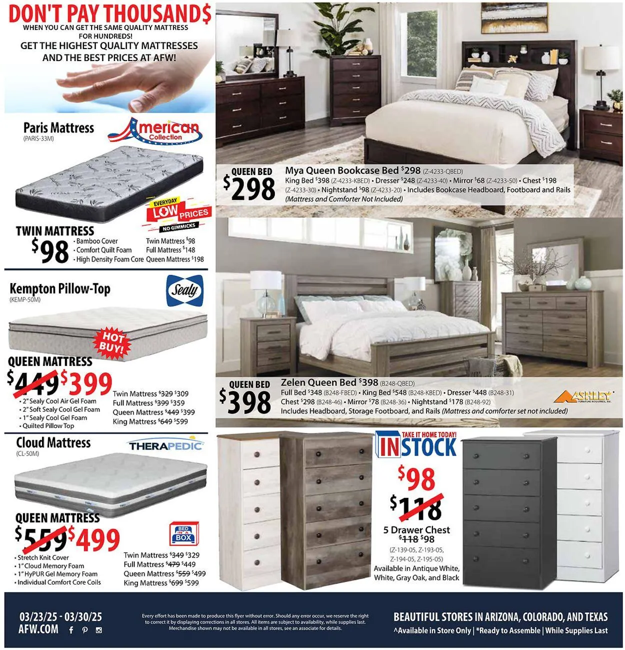 Weekly ad American Furniture Warehouse Current weekly ad from July 20 to August 3 2025 - Page 8
