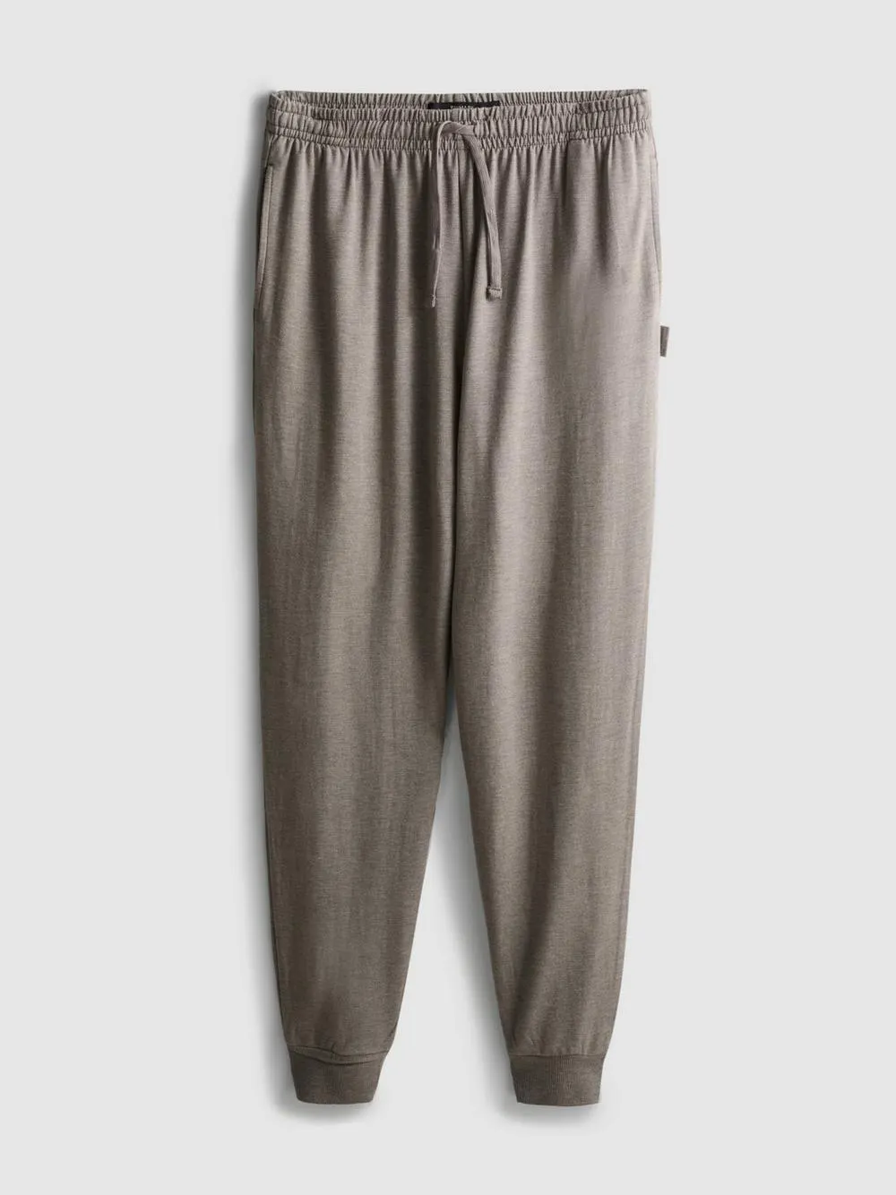 Cuffed-Leg Drawstring Pajama Bottoms