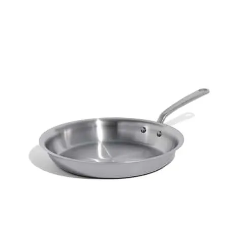 Made In Stainless Steel Fry Pan 12 in. Silver
