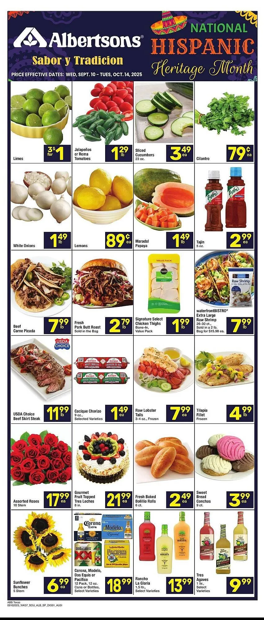 Weekly ad Albertsons weekly ad from September 10 to October 14 2025 - Page 1