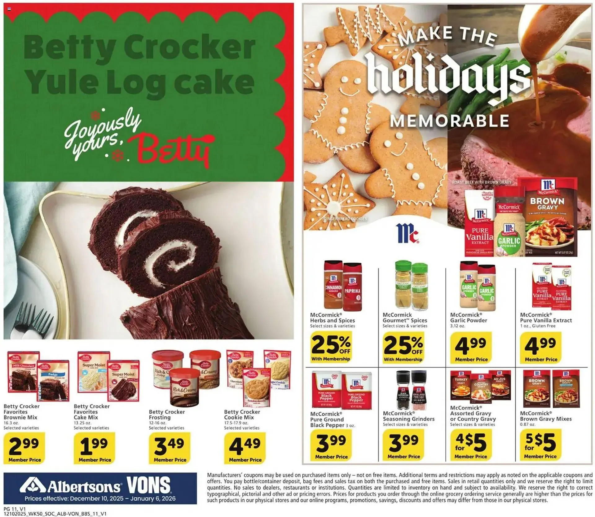 Weekly ad Vons weekly ad from December 10 to January 7 2026 - Page 11