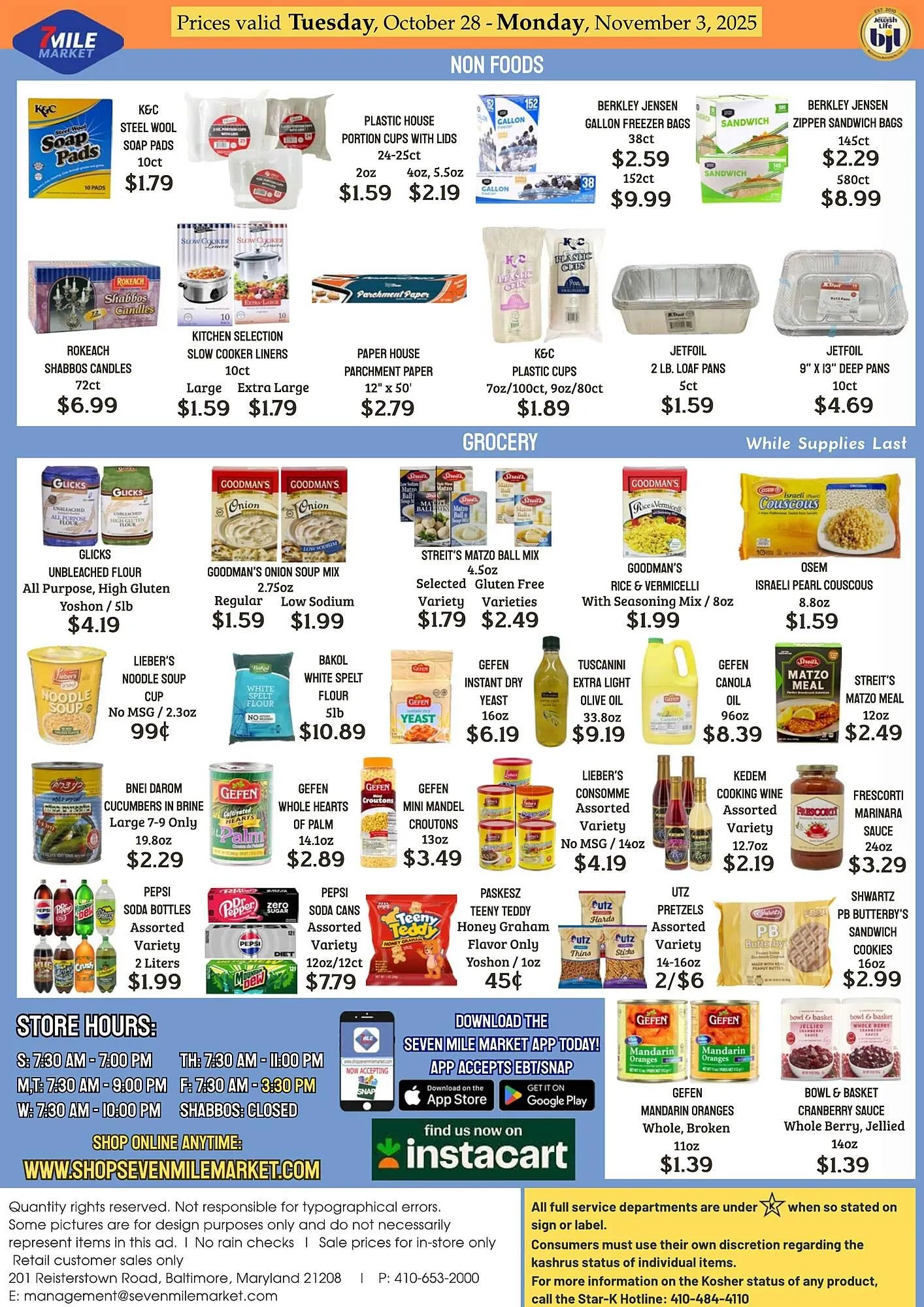 Weekly ad Seven Mile Market circular from October 28 to November 3 2025 - Page 2