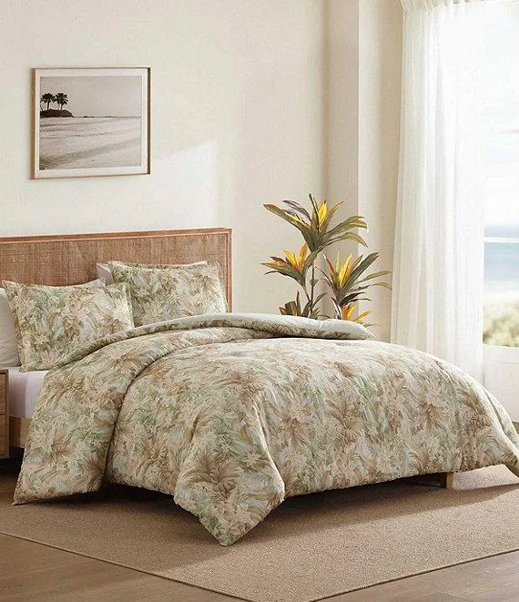 Palm Paradise Cotton Reversible Comforter Mini Set