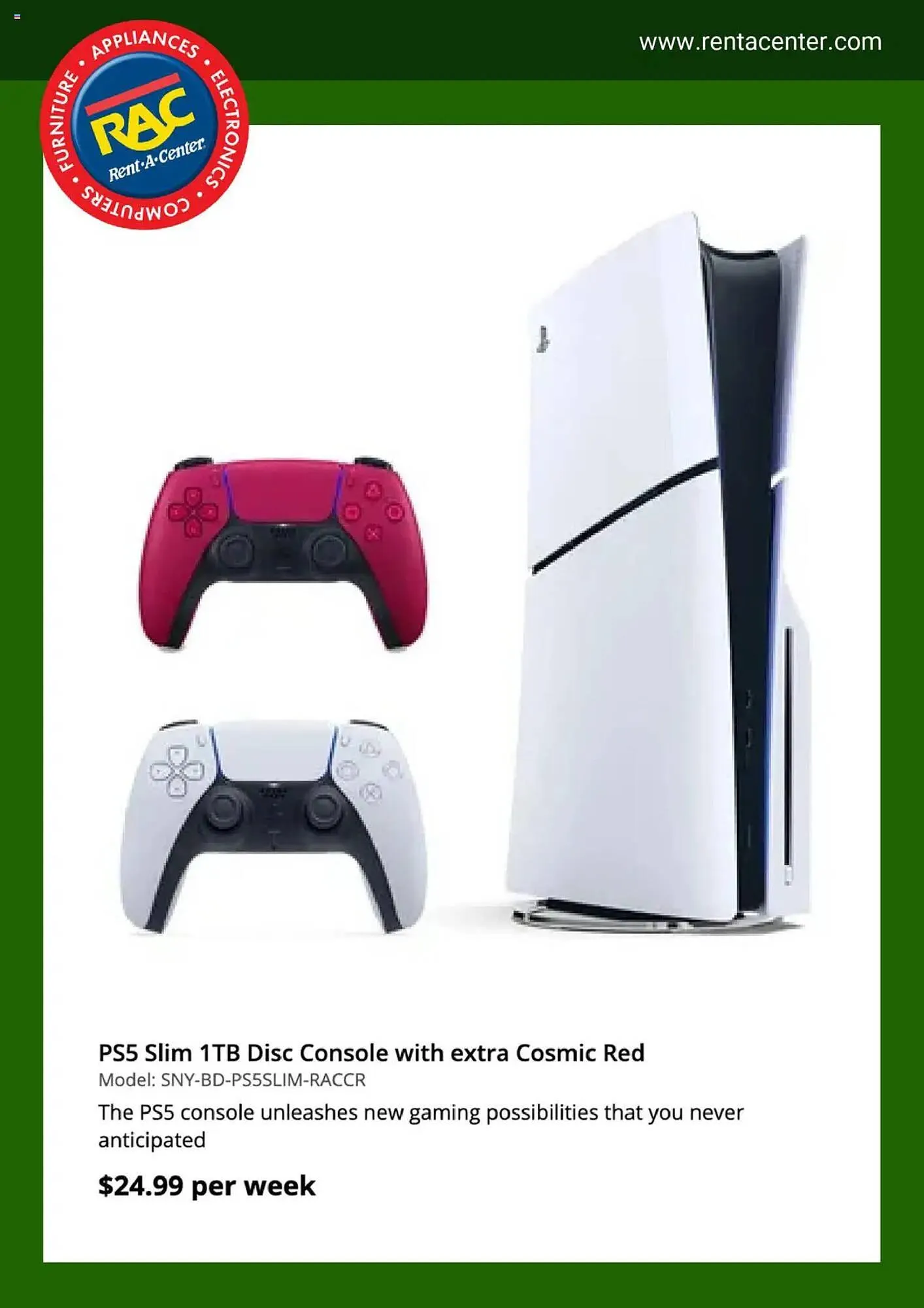 Weekly ad Rent A Center Weekly Ad from April 14 to April 21 2025 - Page 3