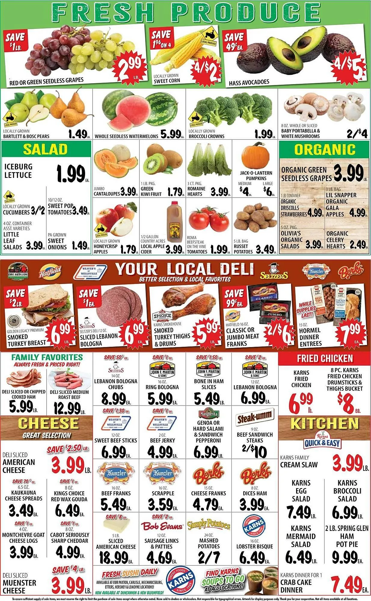Weekly promotion Karns weekly ad spanning from September 23 to September 29 2025 - Page 4 for Catalogue 365