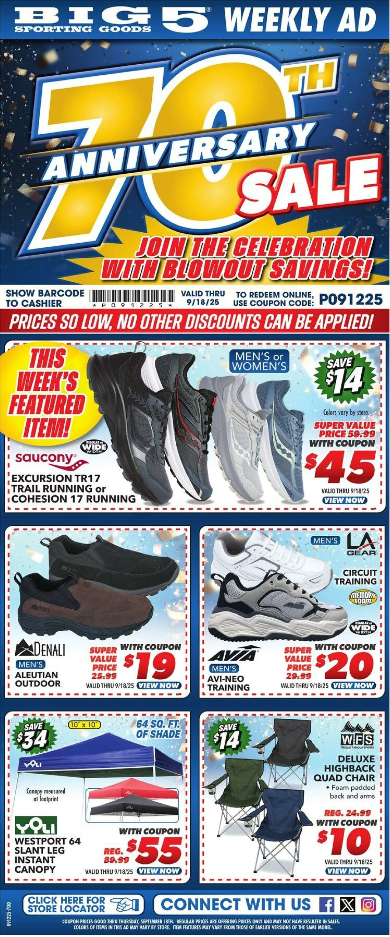 Weekly ad Big 5 Current weekly ad from September 12 to September 18 2025 - Page 1