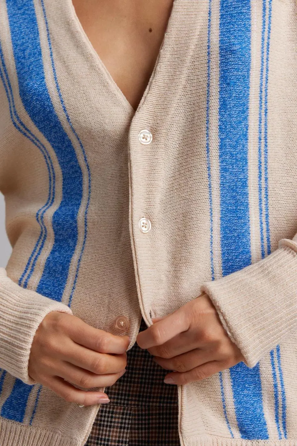 BDG Augusta Oversized V-Neck Boyfriend Cardigan