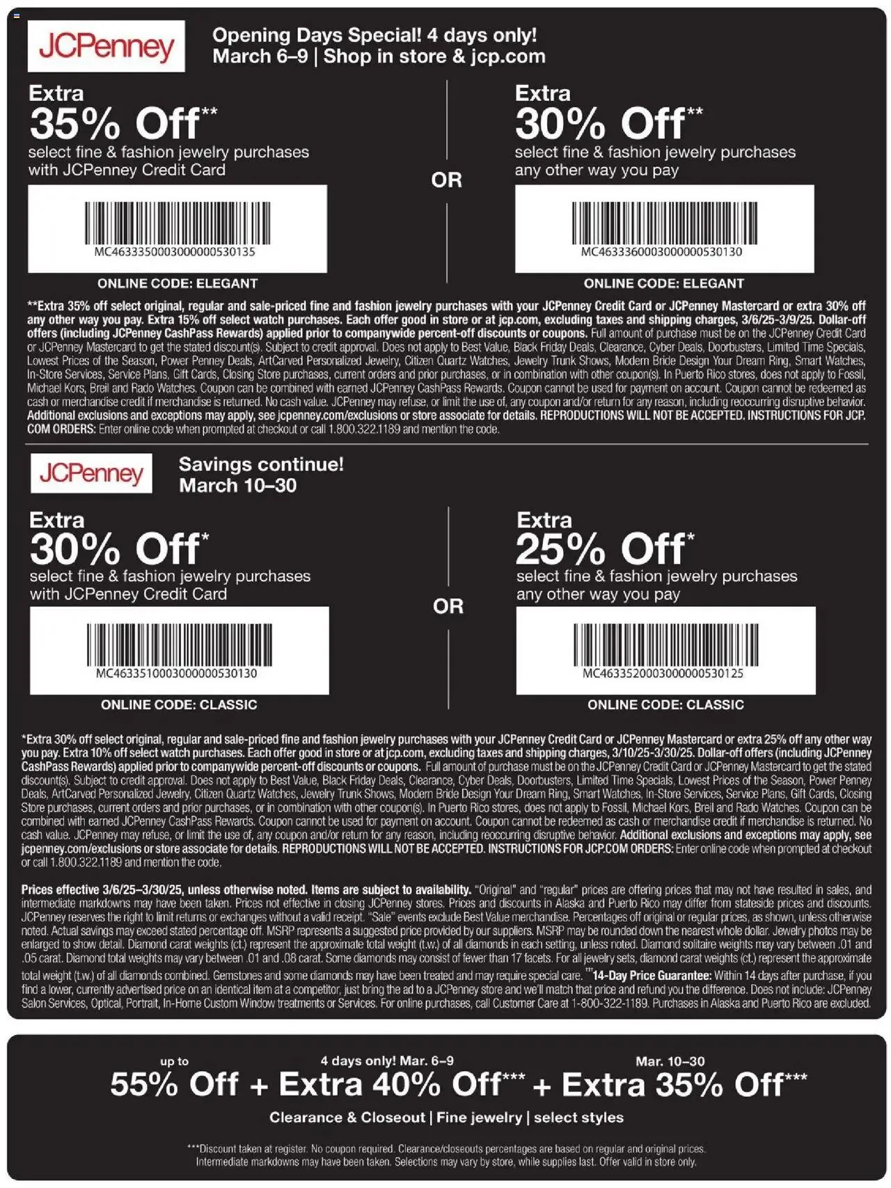 Weekly ad JCPenney Billion Dollar Jewelry Sale from March 6 to March 30 2025 - Page 41