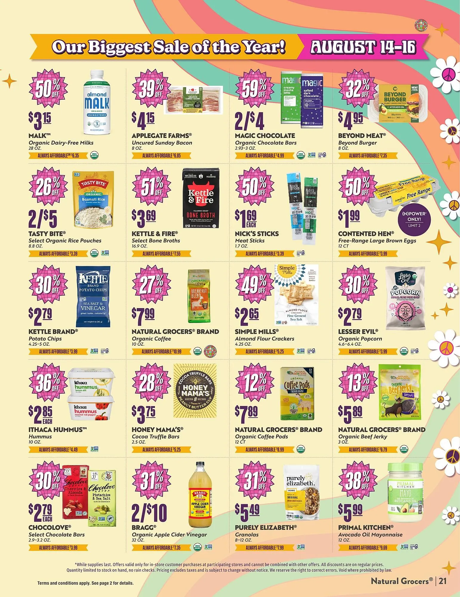 Weekly ad Natural Grocers ad from August 8 to September 6 2025 - Page 21