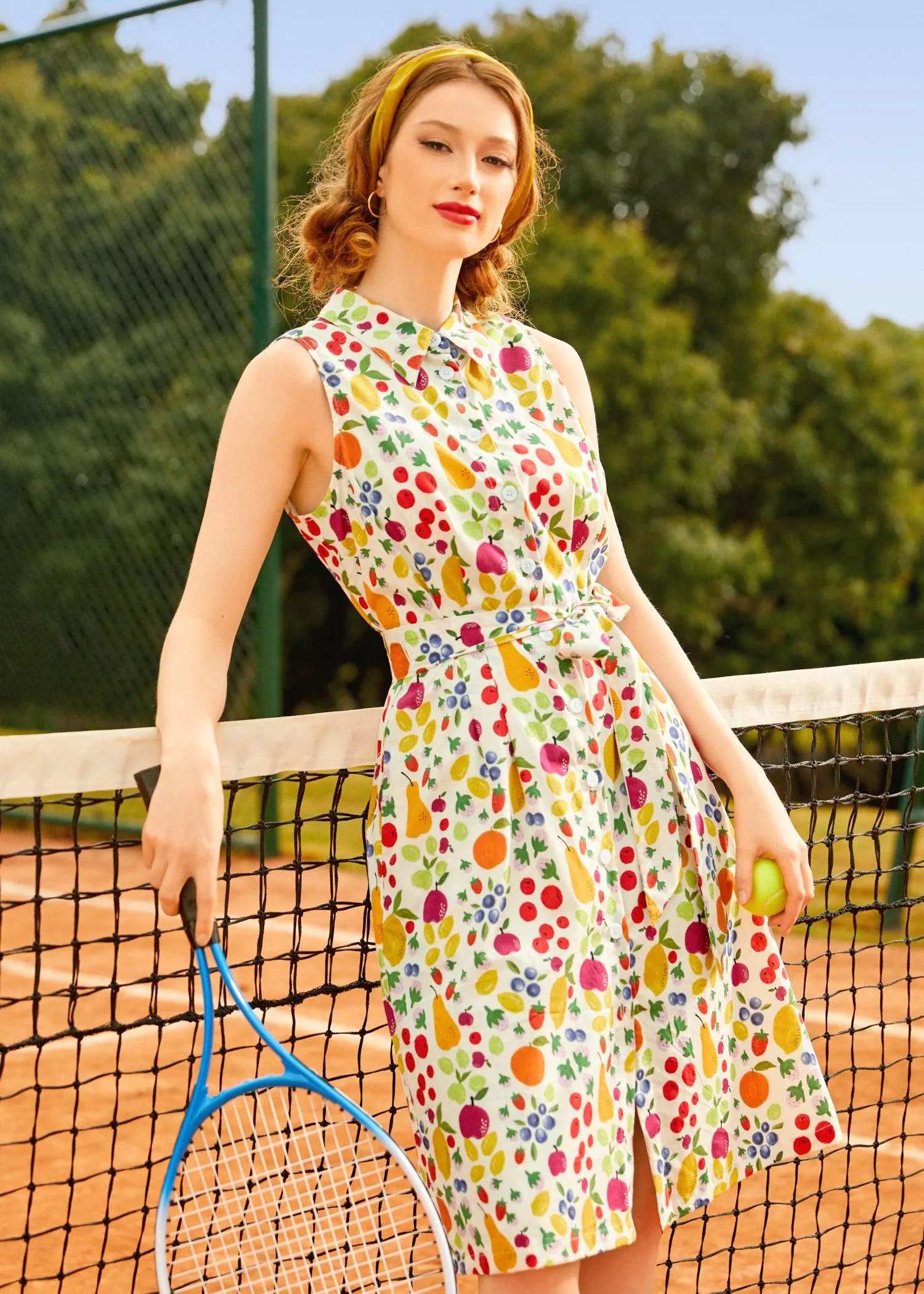 Swing and a Miss Shirt Dress
