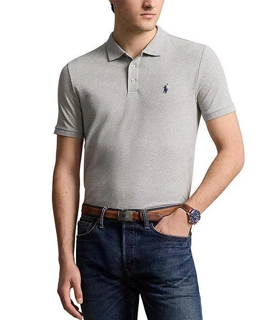 Classic Fit Mesh Short Sleeve Polo Shirt