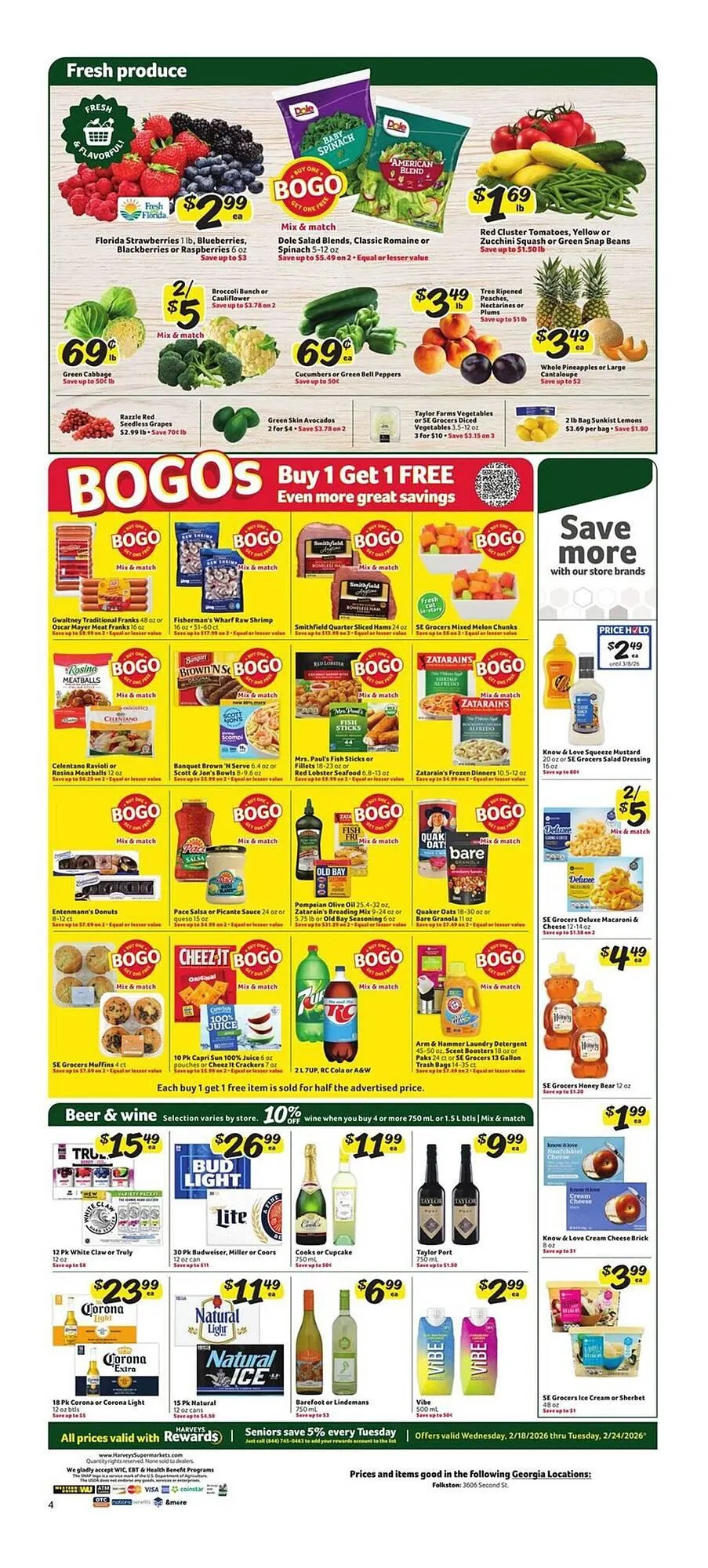 Weekly ad Harveys Supermarkets weekly ad from February 18 to February 24 2026 - Page 6